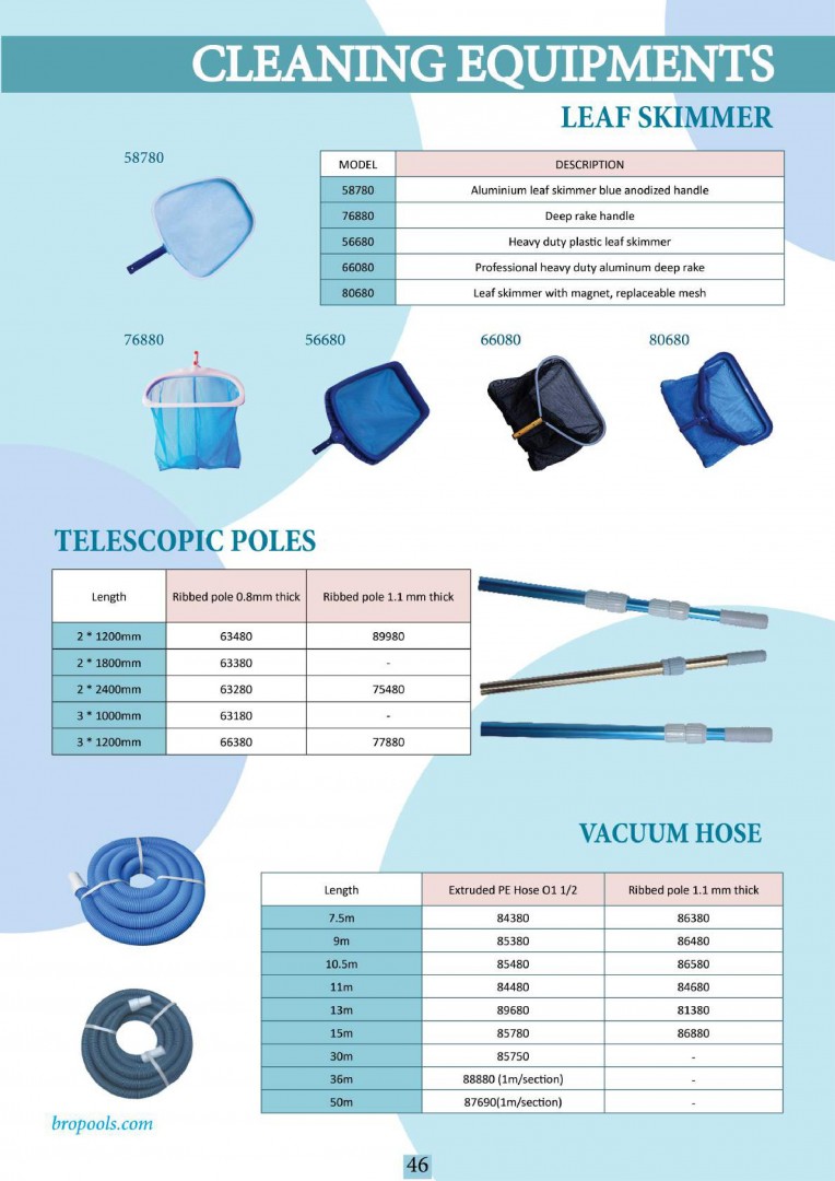 Cleaning equipments